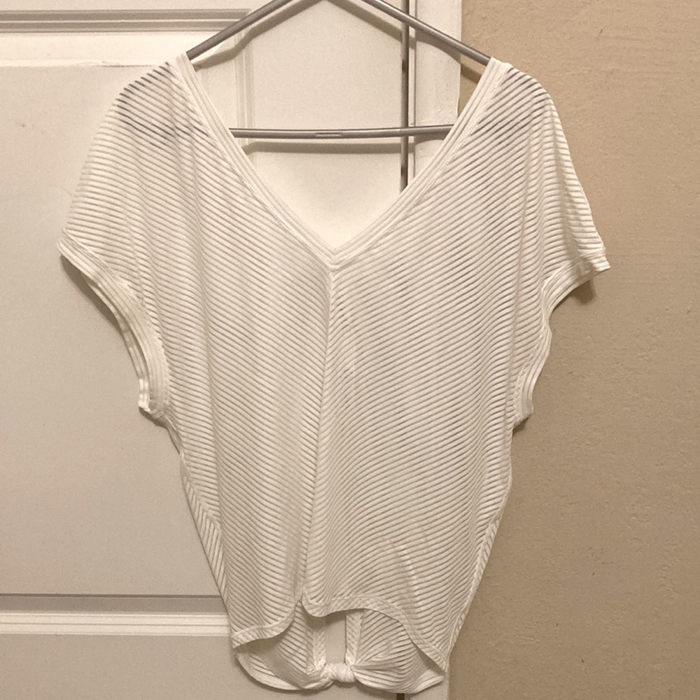NWOT Lululemon size 4 sheer top